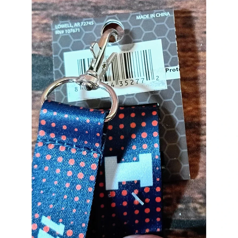University of Illinois Fighting Illini Lanyard IPG Team Sports Navy Orange New‎